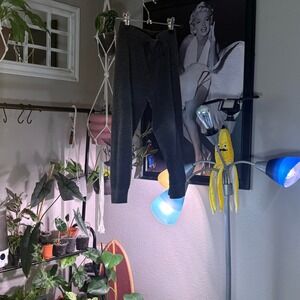 Gray Jogger Pants Kid's Activewear Comfy Casual Elastic Waist Pull On